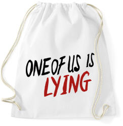 printfashion One of us is Lying - Sportzsák, Tornazsák - Fehér (10940778)