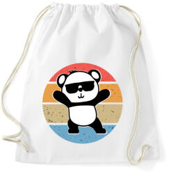 printfashion Panda Love - Sportzsák, Tornazsák - Fehér (5452099)