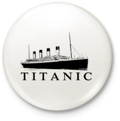 printfashion Titanic - Kitűző, hűtőmágnes - Fehér (11225368)