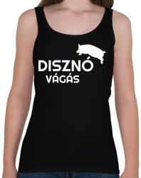 printfashion Disznóvágás - fehér - Női atléta - Fekete (11625532)