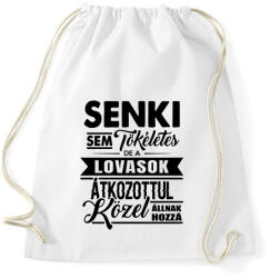 printfashion Tökéletes lovasok - Sportzsák, Tornazsák - Fehér (13998375)