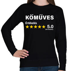 printfashion Kőműves Értékelés ***** 5.0 (69 értékelés) - Női pulóver - Fekete (16419208)