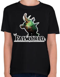 printfashion Mammorest - palworld - Gyerek póló - Fekete (15738444)