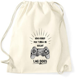 printfashion Erőszakos játék - Sportzsák, Tornazsák - Natúr (420142)