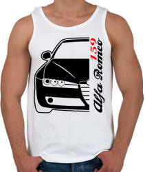 printfashion Alfa Romeo 159 002 - Férfi atléta - Fehér (13003497)