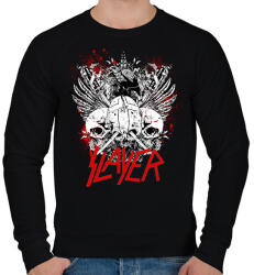 printfashion SLAYER metal band - Férfi pulóver - Fekete (2637849)