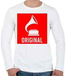 printfashion Original - Férfi hosszú ujjú póló - Fehér (2011433)