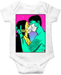 printfashion Mask kiss - Baba Body - Fehér (4834085)
