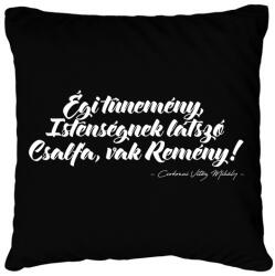 printfashion Csokonai Vitéz Mihály - Reményhez - Párnahuzat, Díszpárnahuzat - Fekete (4331036)
