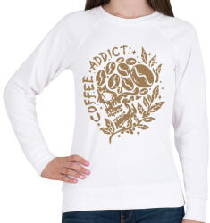 printfashion Kávé függő - Női pulóver - Fehér (5544234)