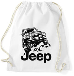 printfashion Jeep - Sportzsák, Tornazsák - Fehér (2406012)