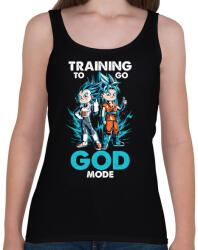 printfashion GOD MODE - Női atléta - Fekete (519746)