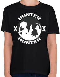 printfashion HunterXHunter - Gyerek póló - Fekete (16331009)