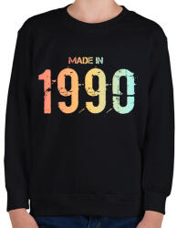 printfashion 1990 - Gyerek pulóver - Fekete (6229447)