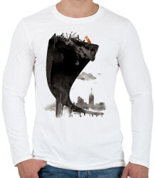 printfashion The last of us - Férfi hosszú ujjú póló - Fehér (237369)