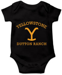 printfashion Yellowstone Dutton - Baba Body - Fekete (15519088)