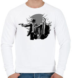 printfashion Gyilkos páros - Férfi pulóver - Fehér (404814)