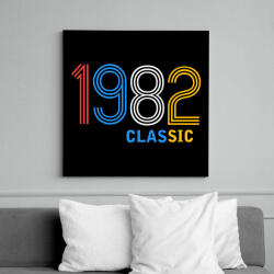 printfashion 1982 - Vászonkép - Fekete (11935720)