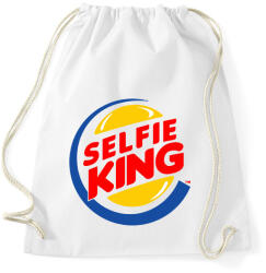 printfashion Selfie king - Sportzsák, Tornazsák - Fehér (2120115)