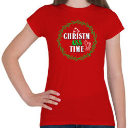 printfashion ChristmASS 6 - Női póló - Piros (10143580)