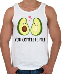 printfashion Complete me! - Férfi atléta - Fehér (2206526)