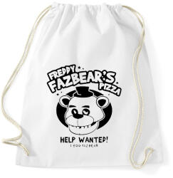 printfashion Freddy Fazbears pizza - Sportzsák, Tornazsák - Fehér (14886329)