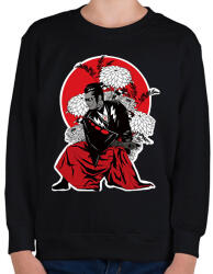 printfashion samurai - Gyerek pulóver - Fekete (6114697)