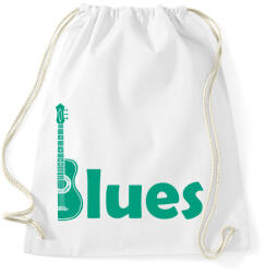 printfashion Blues - gitár - Sportzsák, Tornazsák - Fehér (7657599)