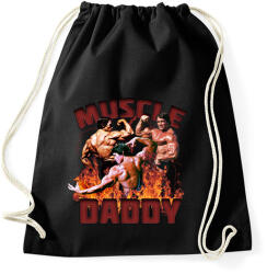 printfashion Muscle Daddy - Sportzsák, Tornazsák - Fekete (14741065)