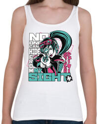 printfashion Senkit nem tévesztek szem elől - Női atléta - Fehér (11016823)