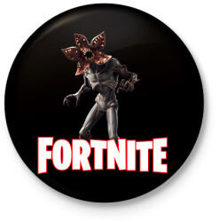 printfashion Fornite Demogorgon - Kitűző, hűtőmágnes - Fekete (14773598)