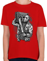 printfashion Gyilkos ütem - Gyerek póló - Piros (108425)