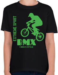 printfashion Bmx - Gyerek póló - Fekete (4234404)