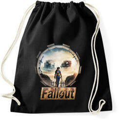 printfashion Fallout - Sportzsák, Tornazsák - Fekete (16369075)
