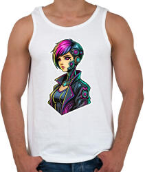 printfashion Cyber Lány - Férfi atléta - Fehér (16714639)