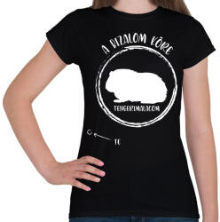 printfashion A bizalom köre - A tengerimalacom (fehér) - Női póló - Fekete (7089955)