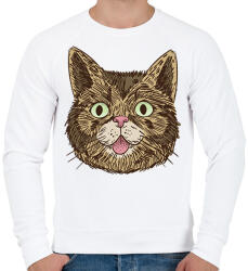 printfashion Tita - Férfi pulóver - Fehér (2015260)