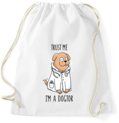 printfashion Állatorvos - Sportzsák, Tornazsák - Fehér (5126720)