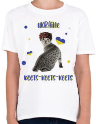 printfashion Cicc-cicc - Ukraine - Gyerek póló - Fehér (7582308)