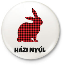 printfashion Házi nyúl - Kitűző, hűtőmágnes - Fehér (10464894)