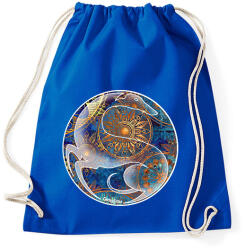 printfashion Agár kör motívumban - Sportzsák, Tornazsák - Bright royal (13412222)