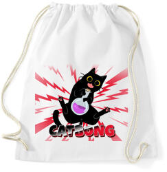printfashion CATBONG - Sportzsák, Tornazsák - Fehér (10131977)