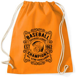 printfashion Baseball szuper liga - Sportzsák, Tornazsák - Narancssárga (142965)