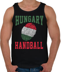 printfashion Magyar Kézilabdás Ujjlenyomat - Férfi atléta - Fekete (2420219)