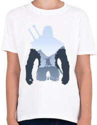 printfashion Witcher Monster Hunter - Gyerek póló - Fehér (2215978)
