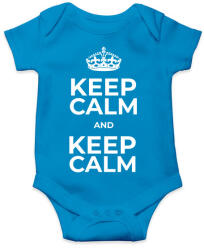 printfashion KEEP CALM - Baba Body - Azúrkék (10759986)
