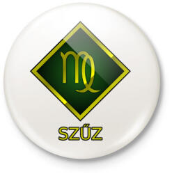 printfashion Szűz - Kitűző, hűtőmágnes - Fehér (5351503)