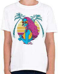 printfashion Nyári hangulat - Summer vibe - Gyerek póló - Fehér (4313555)