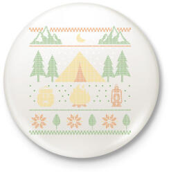 printfashion Sátoros csúnya pulcsi - Kitűző, hűtőmágnes - Fehér (14605832)