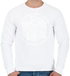 printfashion Turul - Férfi pulóver - Fehér (15953002)